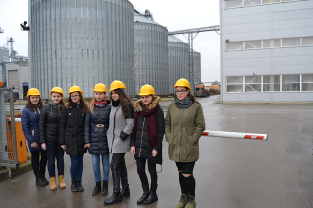 female students outside 